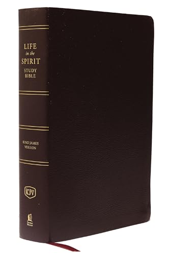 9780310927594: KJV, Life in the Spirit Study Bible, Bonded Leather, Burgundy, Red Letter: Formerly Full Life Study