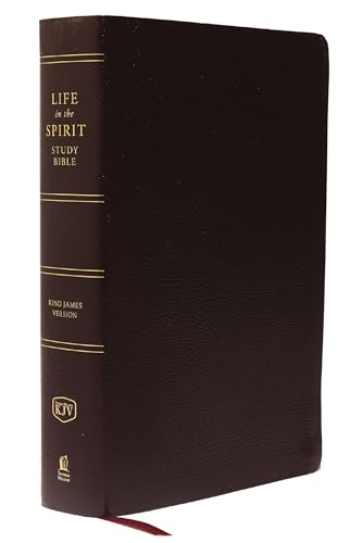 9780310927594: KJV, Life in the Spirit Study Bible, Genuine Leather, Black, Thumb Indexed, Red Letter: Formerly Full Life Study