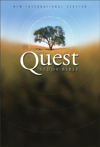 9780310928072: Quest Study Bible: New International Version, Navy Bonded Leather