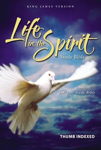 9780310928256: Life in the Spirit Study Bible: King James Version, Navy, Bonded Leather