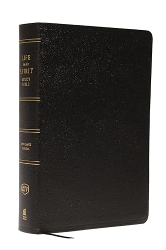 9780310928263: KJV, Life in the Spirit Study Bible, Genuine Leather, Black, Thumb Indexed, Red Letter: Formerly Full Life Study