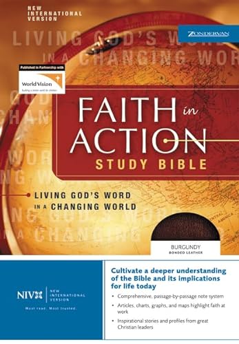 9780310928638: Faith in Action Study Bible: Living God's Word in a Changing World