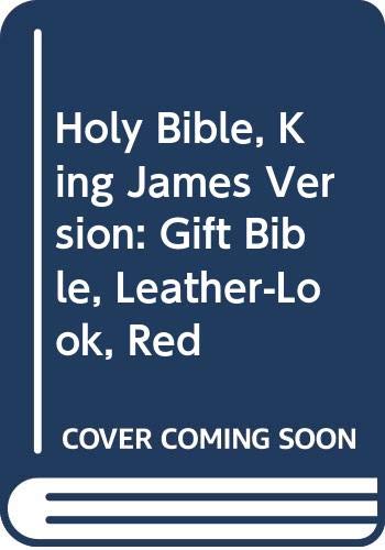 9780310930235: Holy Bible, King James Version: Gift Bible, Leather-Look, Red