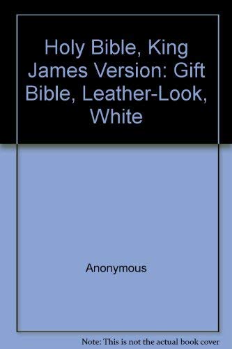 9780310930273: Holy Bible, King James Version: Gift Bible, Leather-Look, White