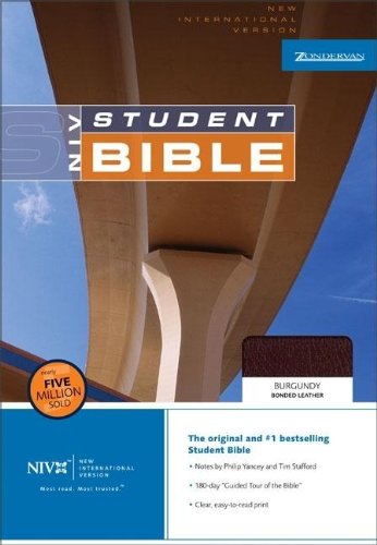 Stock image for Student Bible: New International Version, Burgundy Bonded Leather for sale by Revaluation Books