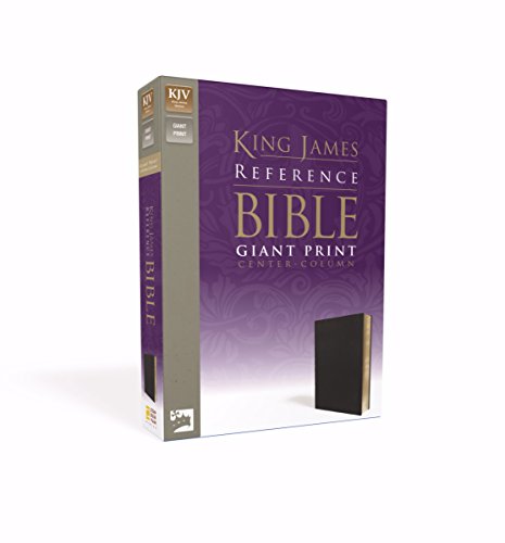 9780310931713: KJV, Reference Bible, Giant Print, Imitation Leather, Black, Red Letter Edition