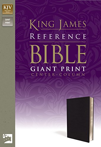 Stock image for KJV, Reference Bible, Giant Print, Imitation Leather, Navy, Red Letter Edition for sale by -OnTimeBooks-