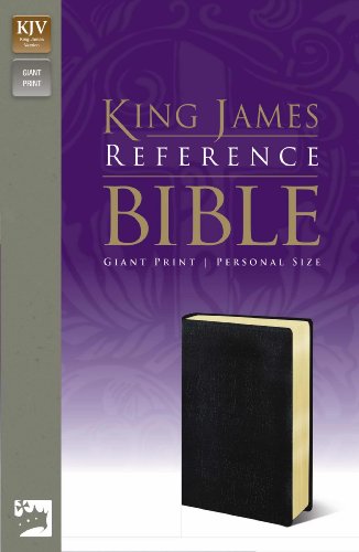 9780310931911: KJV, Reference Bible, Giant Print, Personal Size, Imitation Leather, Black, Red Letter Edition