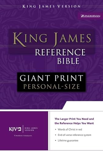 Stock image for KJV, Reference Bible, Giant Print, Imitation Leather, Navy, Red Letter Edition for sale by Half Price Books Inc.