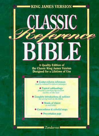 9780310932888: KJV Classic Reference Navy Bonded Leather