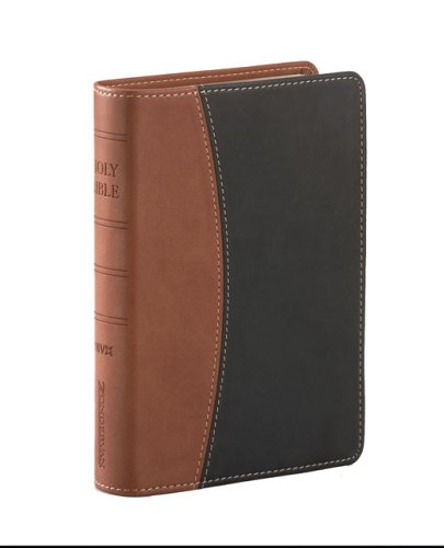 9780310933229: Holy Bible New International Version: Compact Reference, Black/Tan Italian Leather
