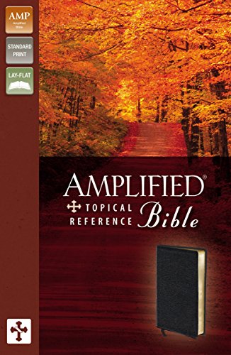 9780310934752: The Amplified Topical Reference Bible: Black, Bonded Leather