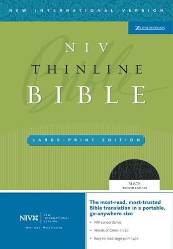 Beispielbild fr NIV Thinline Bible, Large Print (New International Version) zum Verkauf von GF Books, Inc.