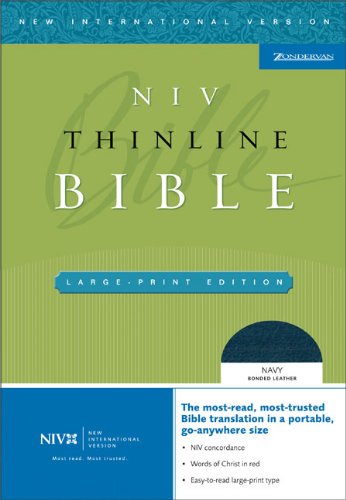 9780310935780: Holy Bible: New International Version, Navy Blue Bonded Leather, Thinline