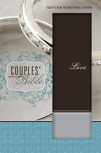 9780310936794: Couples' Devotional Bible: Italian Duo-Tone, Chocolate/Silver