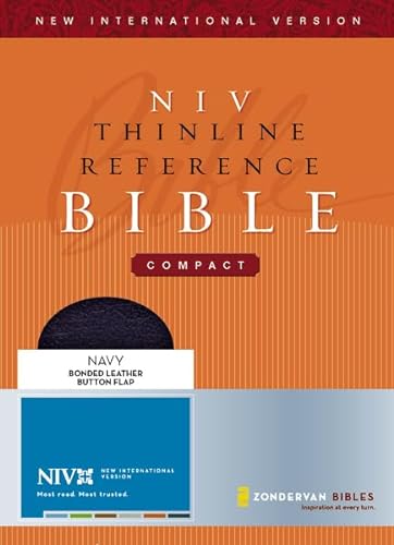 Stock image for Compact Thinline Reference Bible-NIV-Button Closure for sale by ThriftBooks-Atlanta