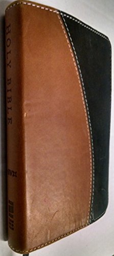 9780310937661: Holy Bible: New International Version, Tan/black, Italian Duo-tone, Compact Thinline Bible