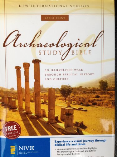 Beispielbild fr NIV Archaeological Study Bible, Large Print: An Illustrated Walk Through Biblical History and Culture zum Verkauf von Goodwill Books
