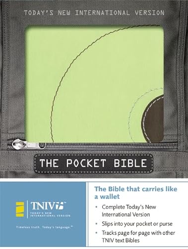 9780310938750: The Holy Bible: Today's New International Version, Melon Green/Chocolate Italian Duo-Tone, Pocket Bible
