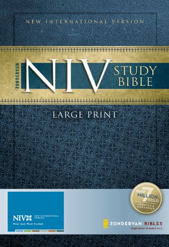 9780310939221: Large Print Edition (Zondervan NIV Study Bible)