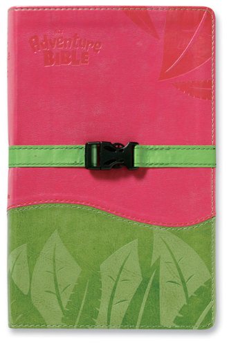 Stock image for Adventure Bible, NIV Updated, Clip Closure, Italian Duo-Tone, Pink / Green for sale by Wonder Book