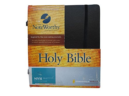 Beispielbild fr Holy Bible: New International Version, Black, Bonded Leather (The NoteWorthy Collection) zum Verkauf von HPB-Ruby