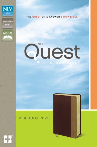 Beispielbild fr NIV, Quest Study Bible, Personal Size, Leathersoft, Burgundy/Tan: The Question and Answer Bible zum Verkauf von BooksRun