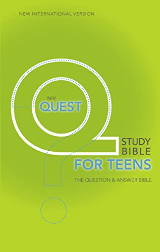 Imagen de archivo de NIV, Quest Study Bible for Teens, Hardcover: The Question and Answer Bible a la venta por New Legacy Books