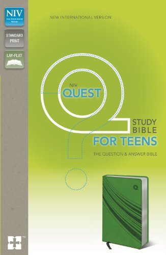 Imagen de archivo de NIV, Quest Study Bible for Teens, Leathersoft, Green: The Question and Answer Bible a la venta por HPB-Ruby