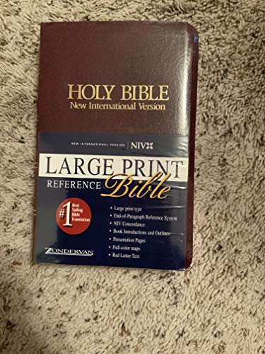 Beispielbild fr Holy Bible: New International Version, Large Print, personal Size, Reference Edition zum Verkauf von HPB-Emerald