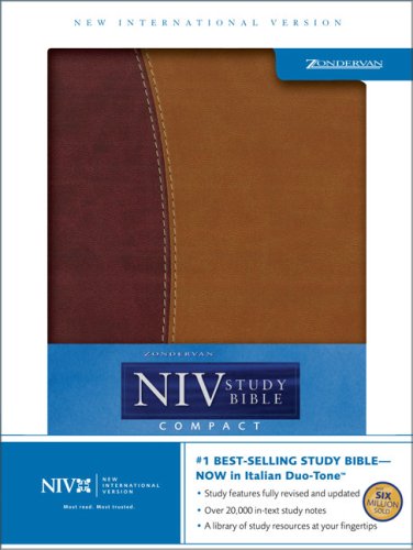 9780310947561: Zondervan Study Bible: New International Version Italian Duo-Tone Burgundy/Tan