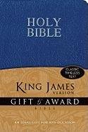 Beispielbild fr King James Version Gift and Award Bible zum Verkauf von Better World Books