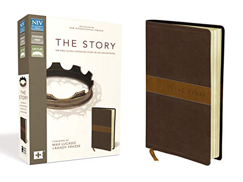 NIV, The Story, Imitation Leather, Brown/Tan: The Bible as One Continuing Story of God and His Pe...