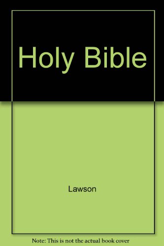 Holy Bible (9780310952008) by Lawson