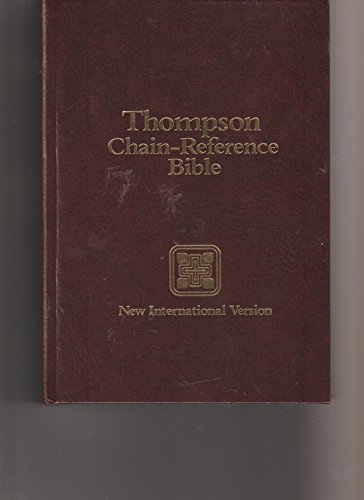 Beispielbild fr Holy Bible/King James Version/Thompson Chain Reference/Burgundy/Stock No 80840 zum Verkauf von Once Upon A Time Books