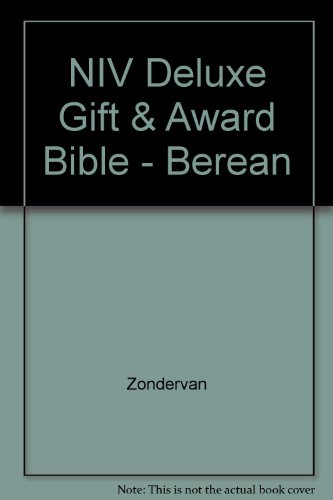 NIV Deluxe Gift & Award Bible - Berean (9780310958710) by Anonymous