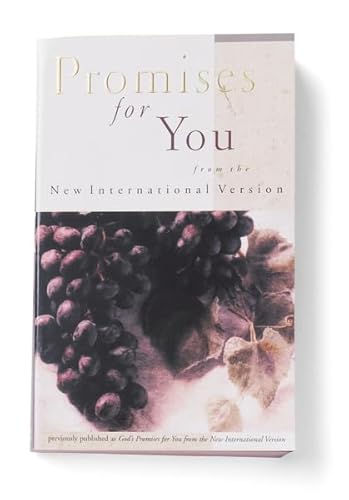 Imagen de archivo de Promises for You from the New International Version (Promises For.) a la venta por Nealsbooks