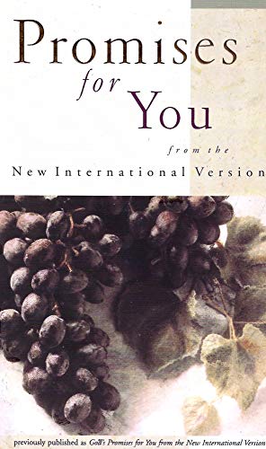Imagen de archivo de God's Promises for You from the New International Version a la venta por ThriftBooks-Dallas