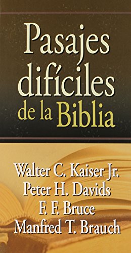 Beispielbild fr Pasajes Dificiles de la Biblia (Spanish Edition) zum Verkauf von Books Unplugged