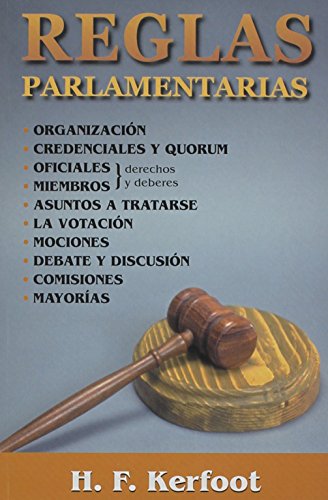 Stock image for Reglas Parlamentarias (Spanish Edition) for sale by Hawking Books