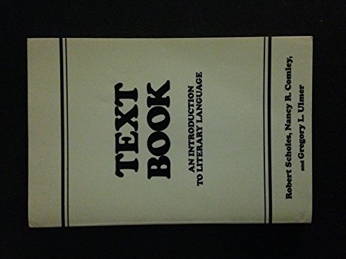 Imagen de archivo de Text book: An Introduction to Literary Language a la venta por SecondSale