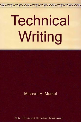 Imagen de archivo de Technical Writing : Situations and Strategies a la venta por Better World Books: West