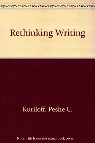 Stock image for Rethinking writing for sale by The Book Cellar, LLC
