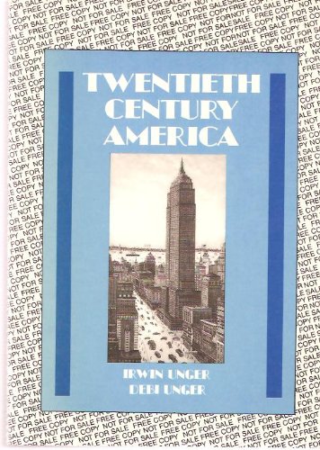Imagen de archivo de Twentieth Century America a la venta por Wonder Book