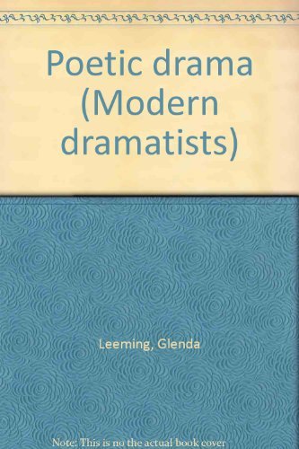 Poetic Drama (Book Friends) (9780312008581) by Leeming, Glenda