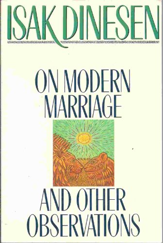 Beispielbild fr On modern marriage, and other observations zum Verkauf von The Book Cellar, LLC