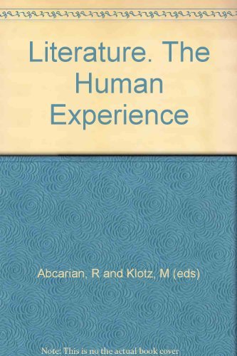 Imagen de archivo de Literature, the human experience a la venta por Bookmonger.Ltd
