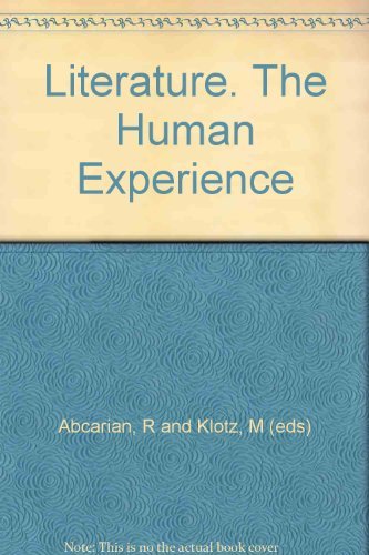 9780312012687: Literature. The Human Experience