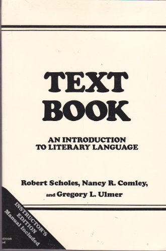 9780312013110: An Introduction to Literary Language