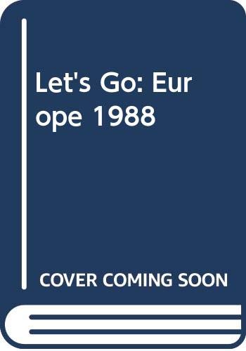 9780312014551: Let's Go: Europe 1988
